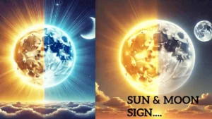 Sun and moon sign