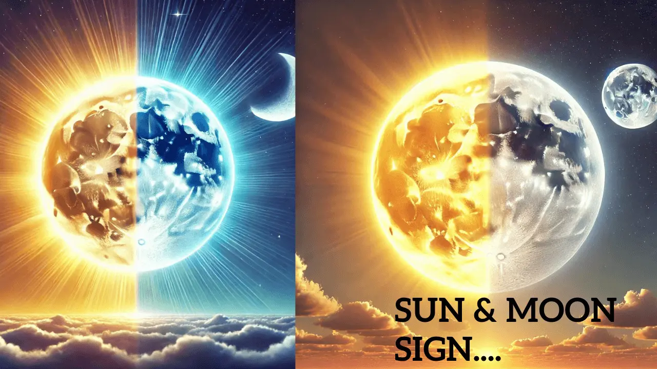 Sun and moon sign